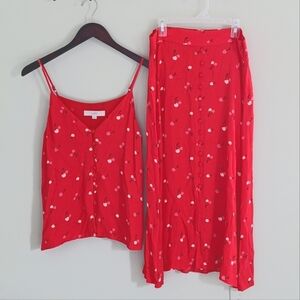 Loft matching skirt set